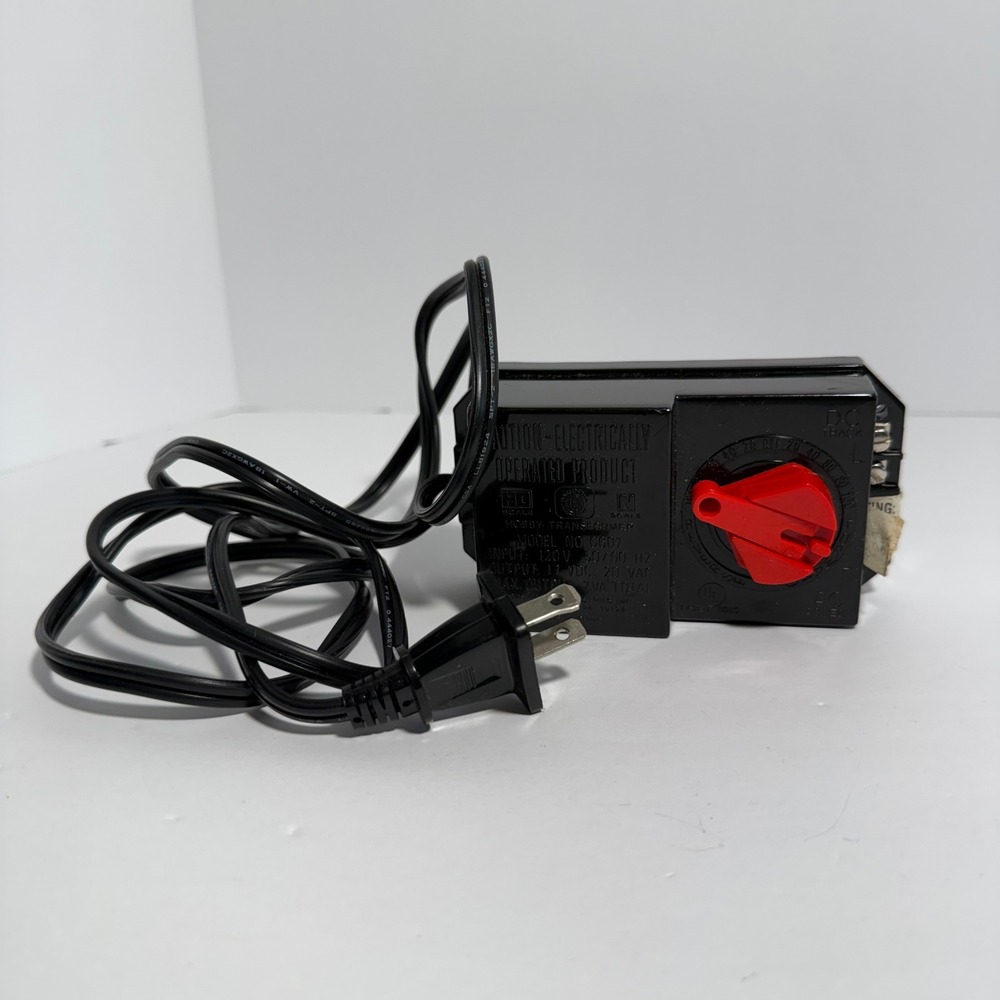 Bachmann 6607 Hobby Transformer Power Pack HO‎ N Scale Train Controller Black